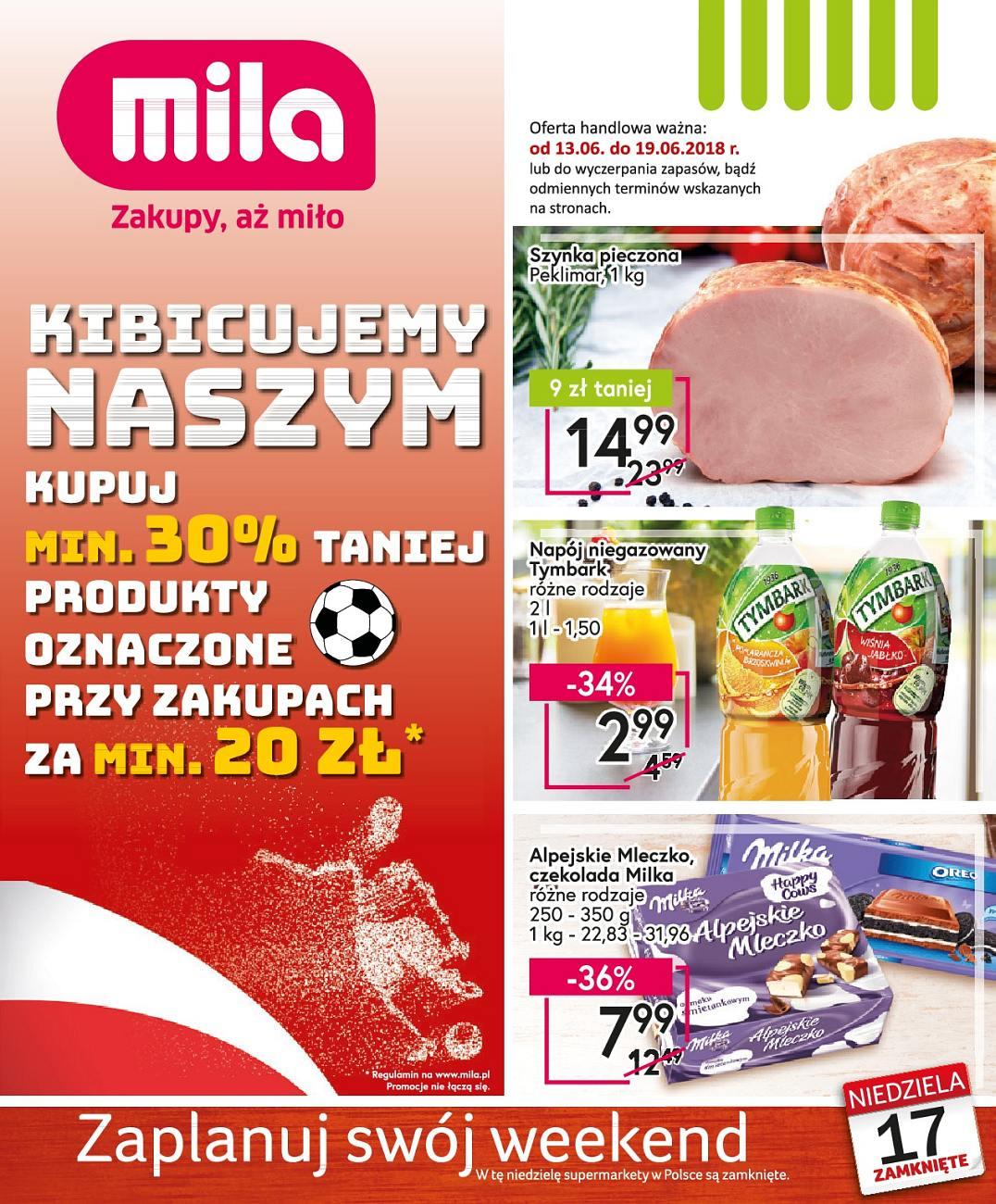Gazetka promocyjna Mila str. 1