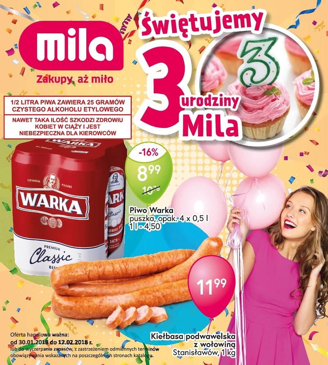 Gazetka promocyjna Mila str. 1