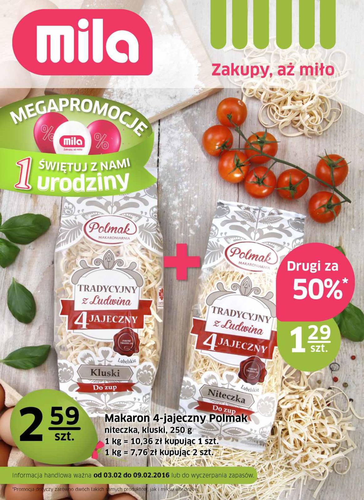 Gazetka promocyjna Mila str. 1