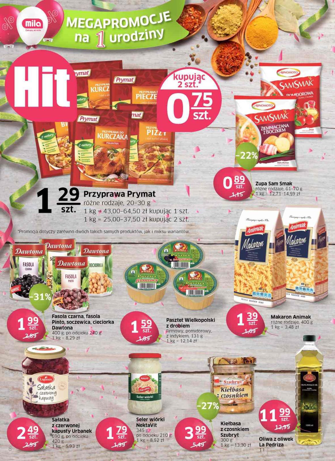 Gazetka promocyjna Mila str. 8