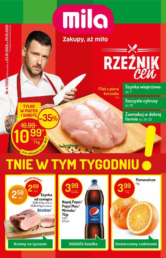 Gazetka promocyjna Mila str. 1