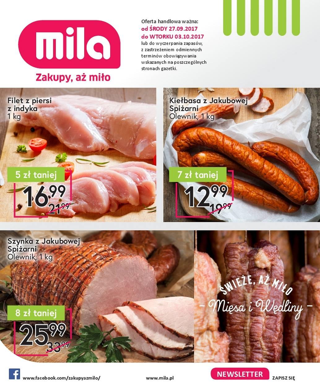 Gazetka promocyjna Mila str. 1