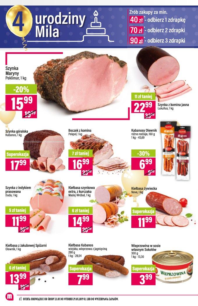 Gazetka promocyjna Mila str. 2