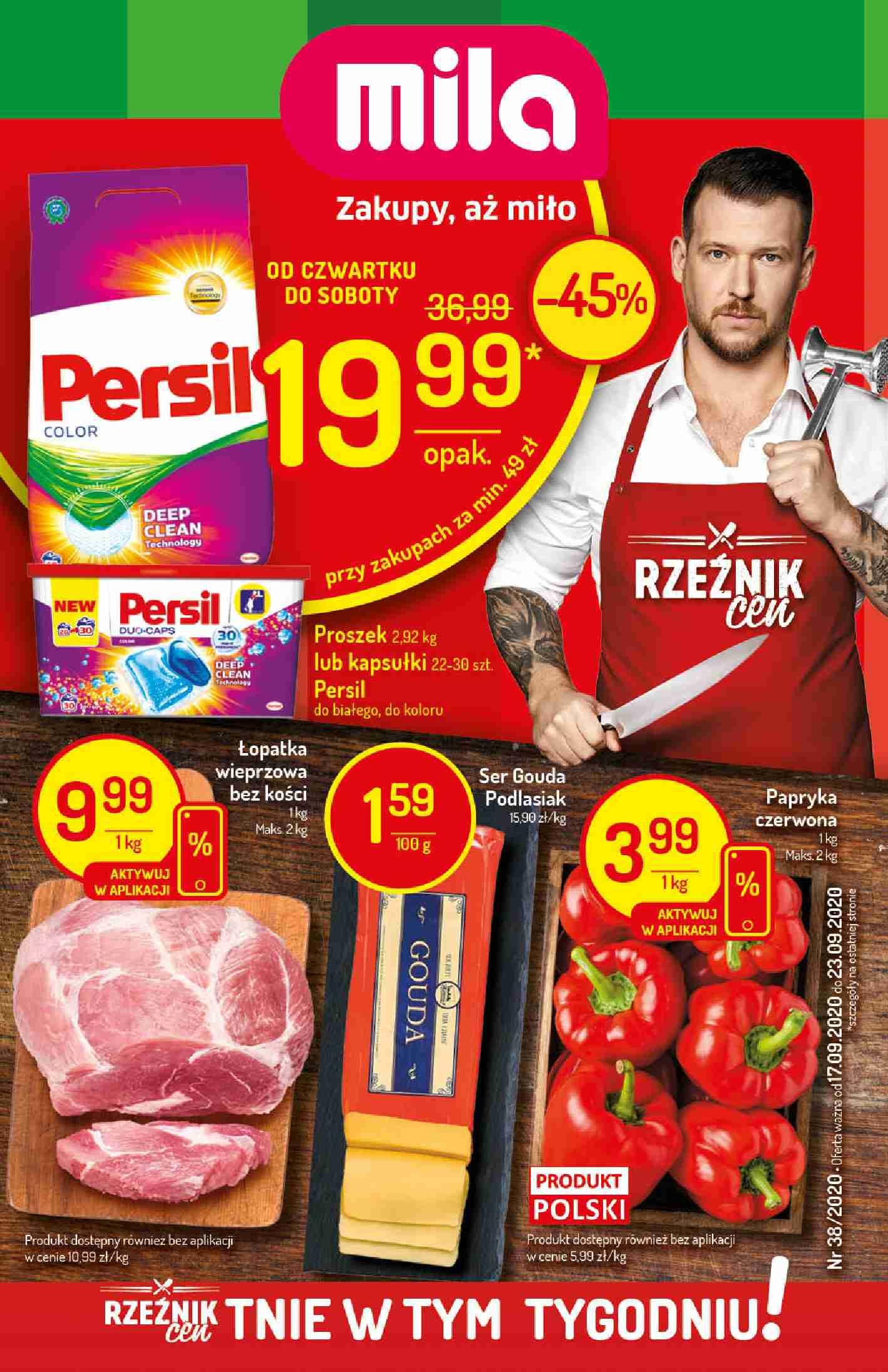 Gazetka promocyjna Mila str. 1