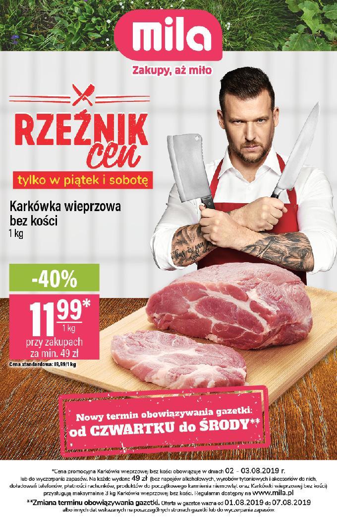 Gazetka promocyjna Mila str. 1