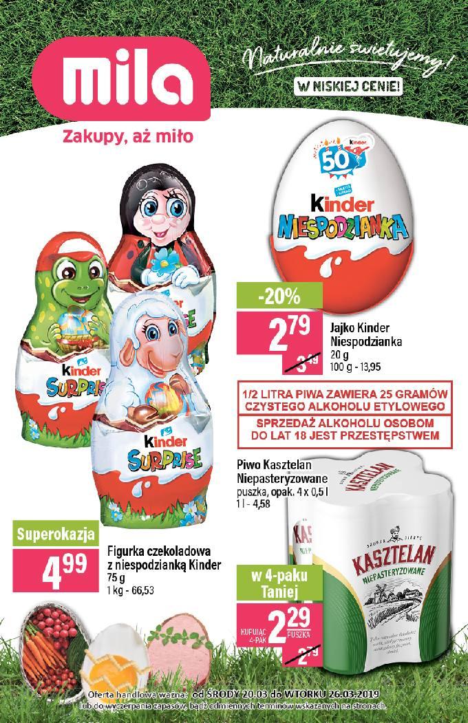 Gazetka promocyjna Mila str. 1