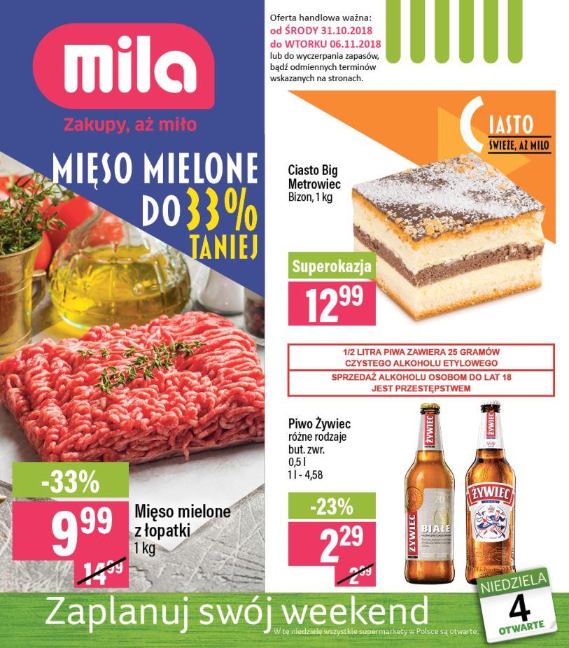 Gazetka promocyjna Mila str. 1
