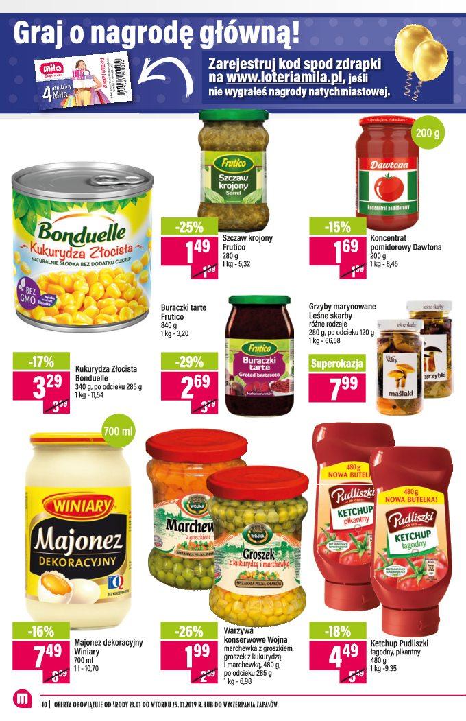 Gazetka promocyjna Mila str. 10