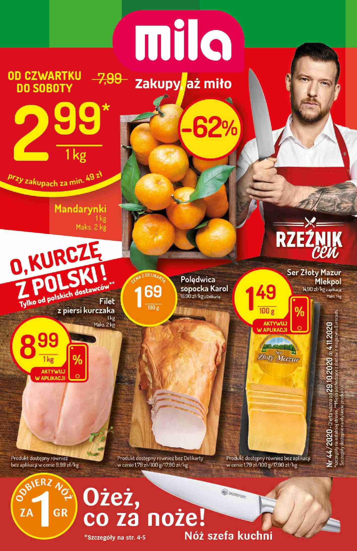 Gazetka promocyjna Mila str. 1