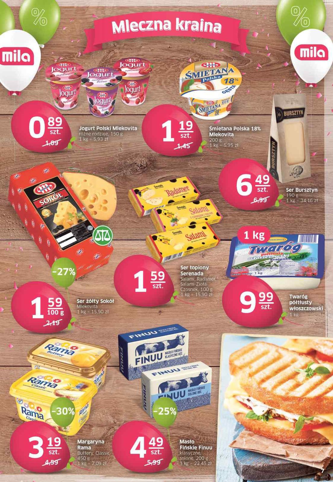 Gazetka promocyjna Mila str. 7