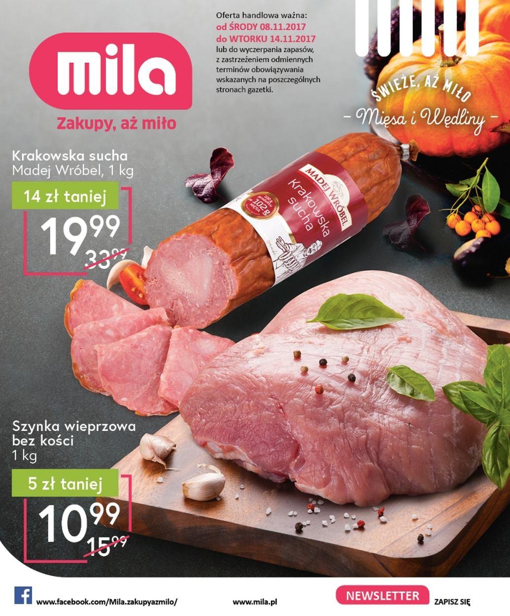 Gazetka promocyjna Mila str. 1