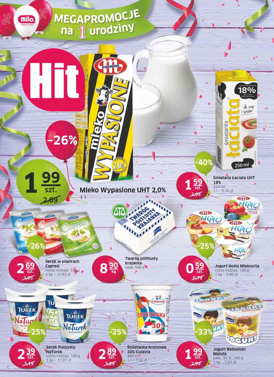 Gazetka promocyjna Mila str. 6