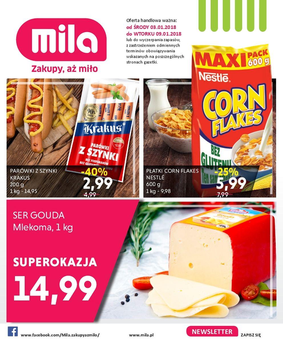 Gazetka promocyjna Mila str. 1