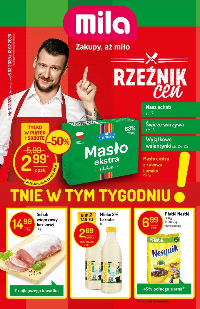 Gazetka promocyjna Mila str. 1