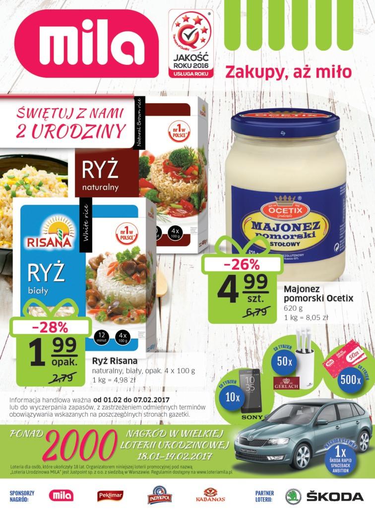 Gazetka promocyjna Mila str. 1