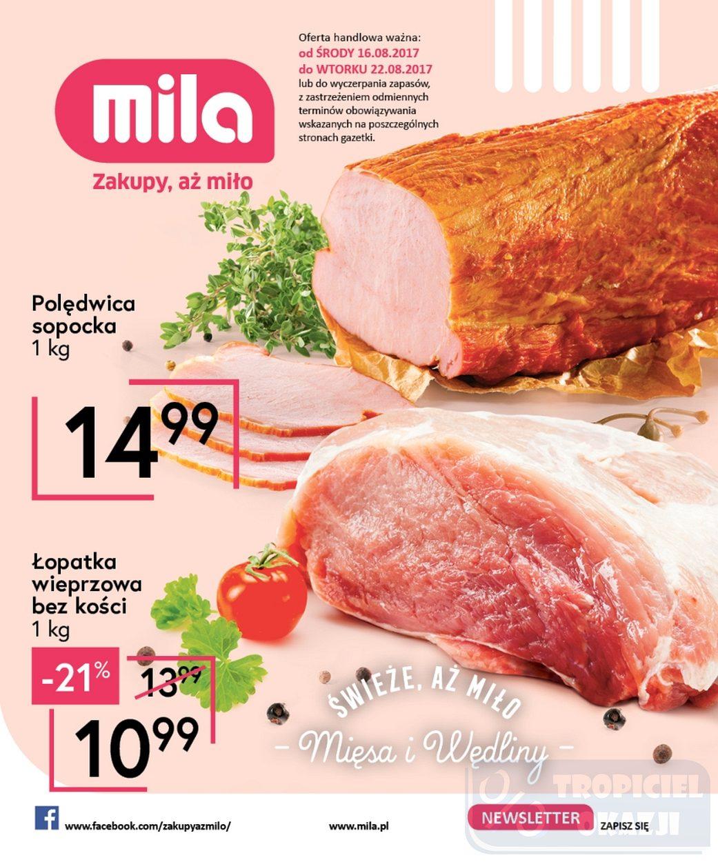 Gazetka promocyjna Mila str. 1
