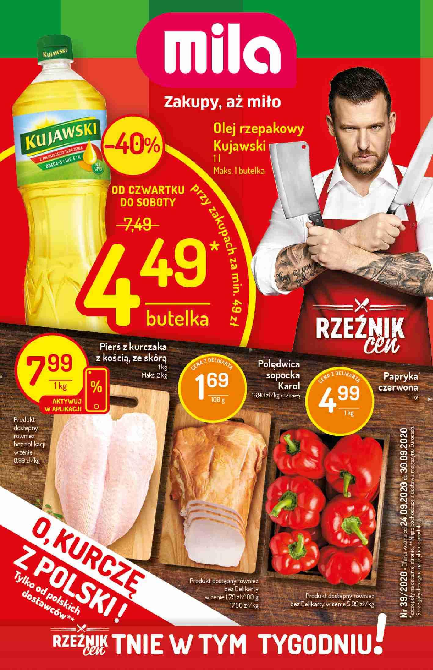 Gazetka promocyjna Mila str. 1
