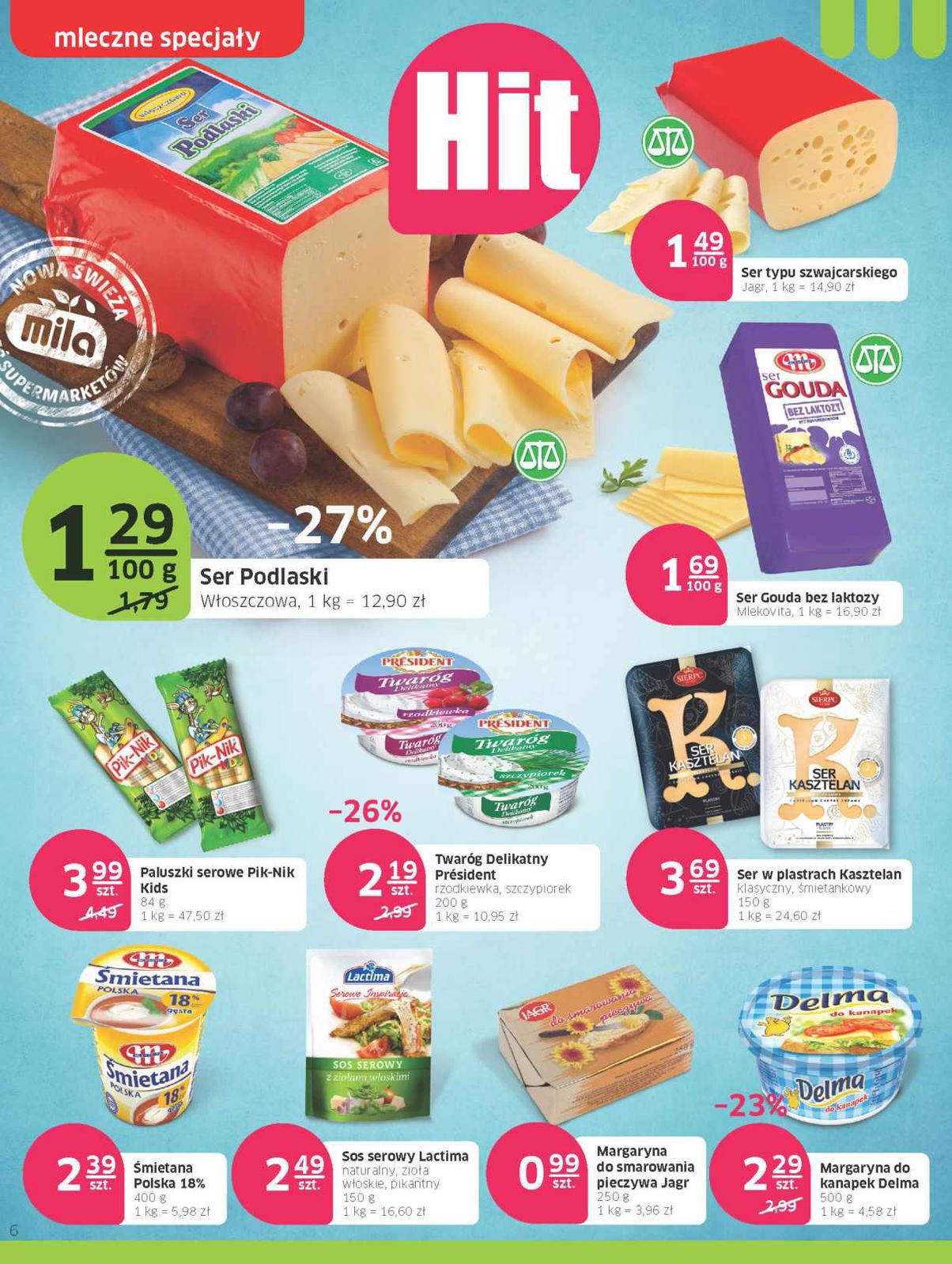 Gazetka promocyjna Mila str. 6