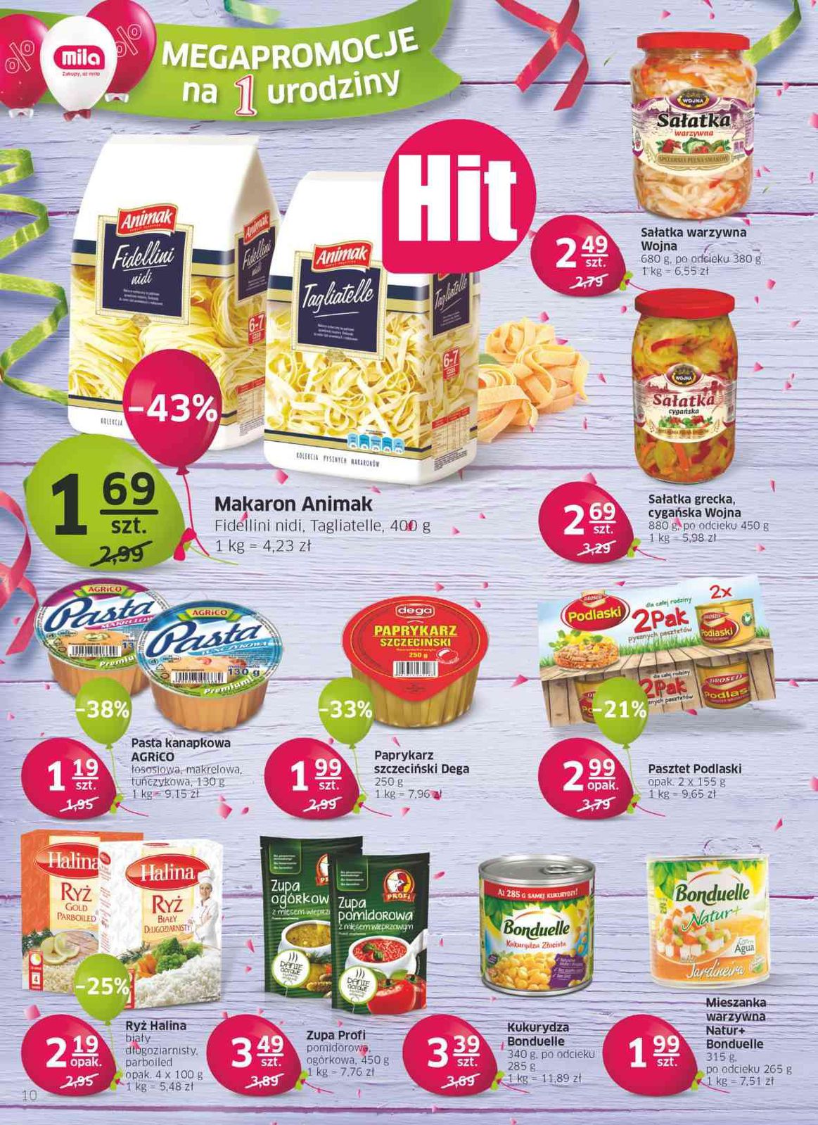 Gazetka promocyjna Mila str. 10