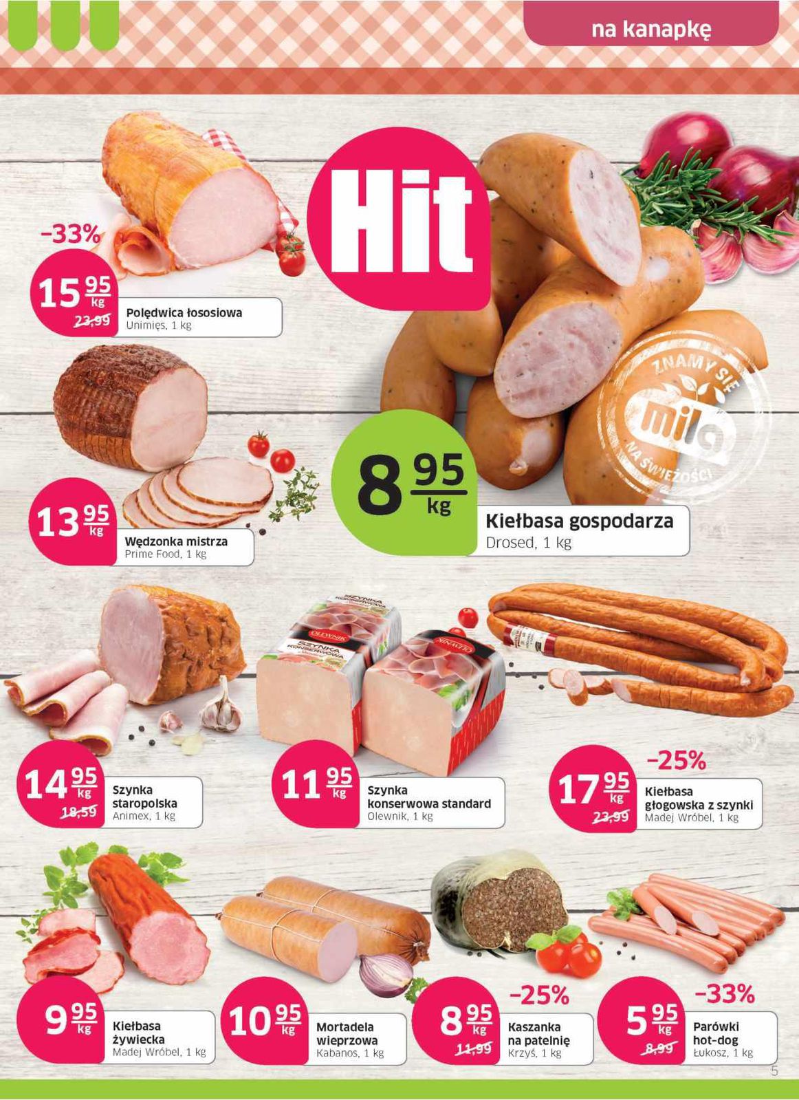 Gazetka promocyjna Mila str. 5