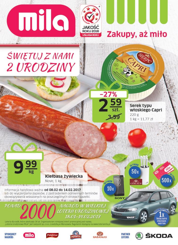 Gazetka promocyjna Mila str. 1