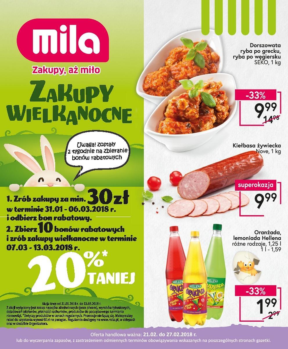 Gazetka promocyjna Mila str. 1