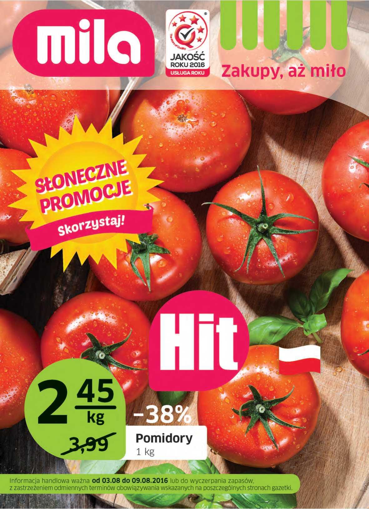 Gazetka promocyjna Mila str. 1