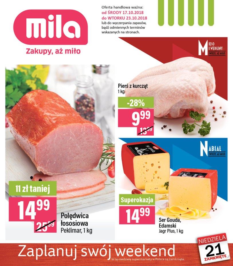 Gazetka promocyjna Mila str. 1